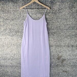 Vince Dress Womens Small Lavender Purple Satin Slip Midi Spaghetti Strap Lined